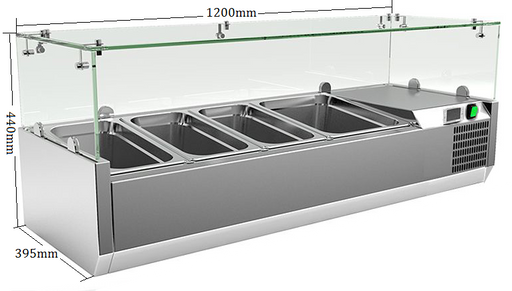 VRX1200/380 Pizza Prep Top