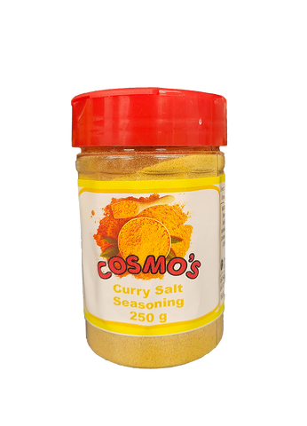 Cosmo's Curry Salt Seasoning Retail Shaker 250gm