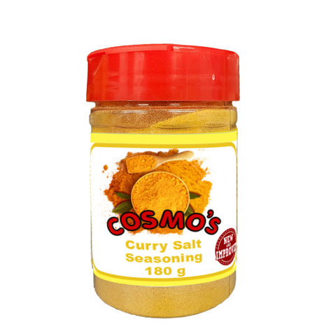 Cosmo's Curry Salt Seasoning Retail Shaker 180gm