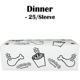 Dinner Hot Food Cartons Takeaway Boxes