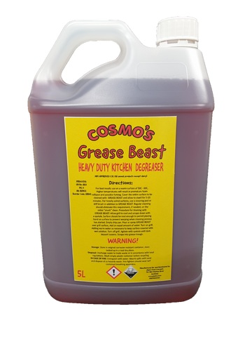 Cosmo's Grease Beast / Heavy Duty Kitchen Degreaser 5L