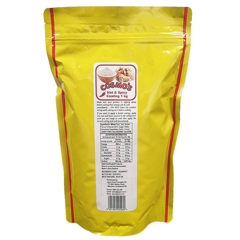 Cosmo's Hot & Spicy Chicken Coating 1kg