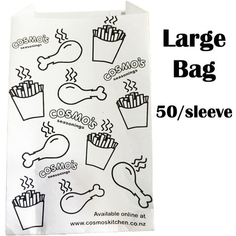 Large Greaseproof Takeaway Bags