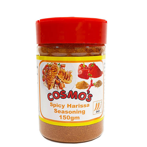 Cosmo's Spicy Harissa Seasoning Retail Shaker 150gm