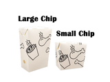 Large Chip Cartons / Takeaway Boxes (Small Bundle 25/Sleeve)