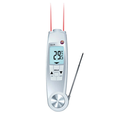 Folding Combo Infrared and Probe Thermometer